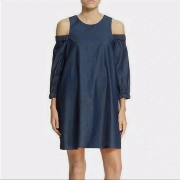 Tibi Dresses & Skirts - Tibi Cold Shoulder Mini Dress size 2